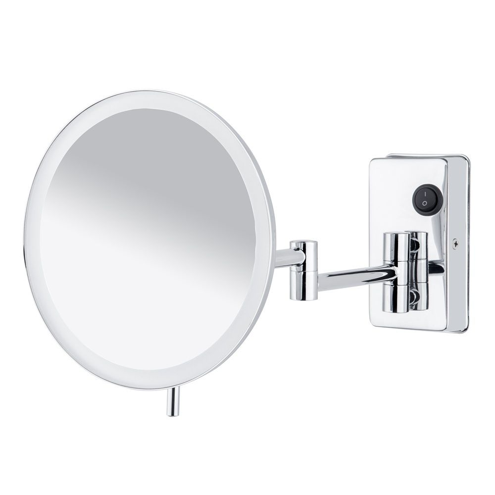 Elegance Ledli Makyaj Aynası Kare Rozet Üç Kollu-NV13005