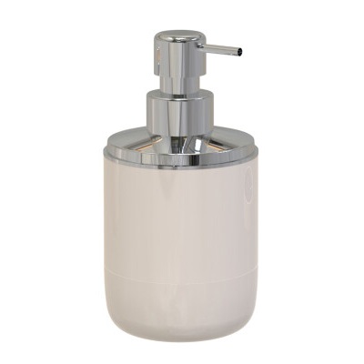 Primanova Lima XL Sıvı Sabunluk Krom Dekorlu Bej-43683-79-K