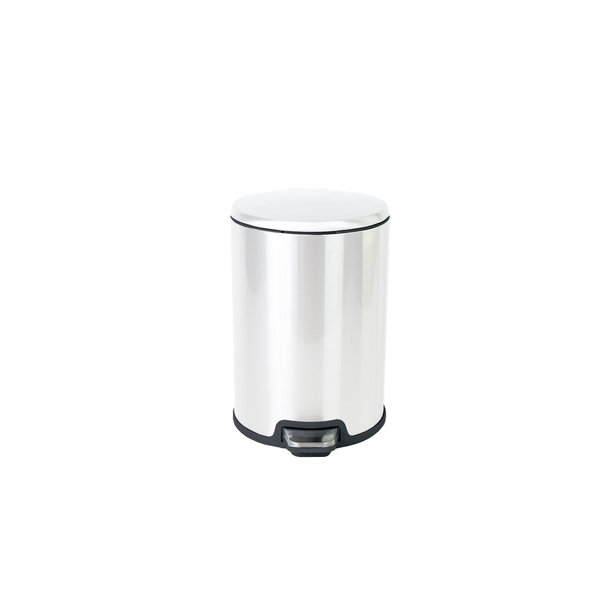 Cigo Pedallı Çöp Kovası 12 LT Beyaz İç Kısmı Siyah M-E49-01-06