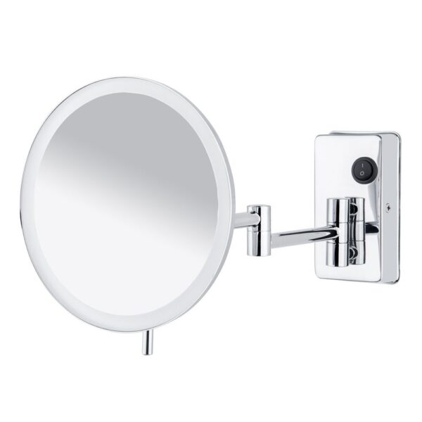 Elegance Ledli Makyaj Aynası Kare Rozet Üç Kollu-NV13005