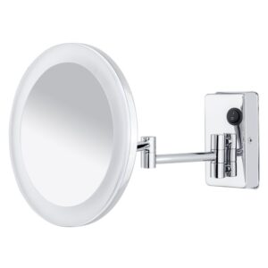 Kristal 3 Kollu Ledli Makyaj Aynası Kare Rozet-NV-1003-2