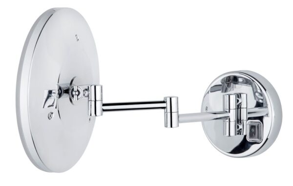 Elegance Kristal Ledli Makyaj Aynası Üç Kollu-NV1003