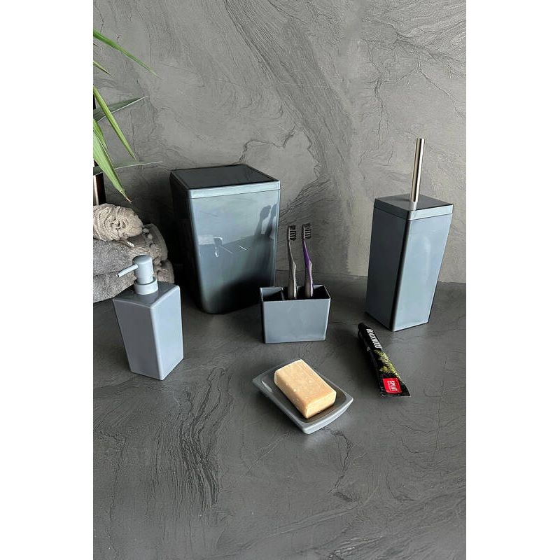 Primanova Biga Banyo Seti Gri 36674-87-O