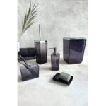 Primanova Biga Banyo Seti Şeffaf Siyah 34738-77-O