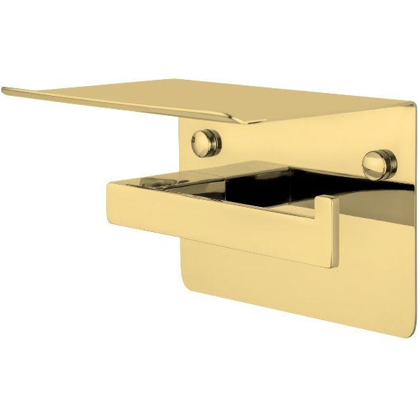 Elegance Etajerli Tuvalet Kağıtlığı Gold NV-1006