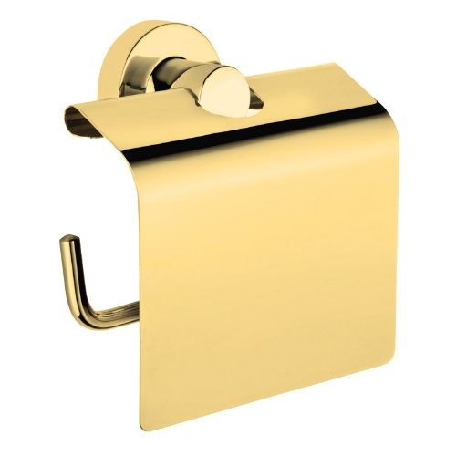 Focus Kapaklı Tuvalet Kağıtlığı Gold NV-1005