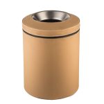 Deri Kaplı Yanmaz Çöp Kovası NV-Y1001